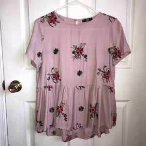 Shein short sleeved blouse